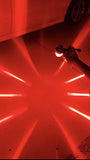 2 PCS SUPER BRIGHT 4 COLOR STAR PATTERN CLEAR GLASS WATERMELON LED KIT WITH STROBE AND BREATHE FUNCTION