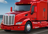 ( PAIR ) AFTERMARKET PETERBILT 579  587 HEADLIGHT WITH LED HALO +  ND10 H11 LOW BEAM + ND10 H1 HIGH BEAM BULBS PLUS FREE SHIPPING