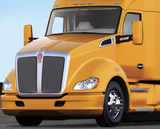 ( PAIR ) AFTERMARKET KENWORTH T680 HEADLIGHT WITH LED HALO + ND10 H7 LED LOW BEAM BULBS+ ND10 H1 LED HI BEAM BULBS PLUS FREE SHIPPING
