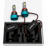 LOW BEAM ( H11 ) PLUS HI BEAM ( 9005 ) BLUE/SILVER HOUSING